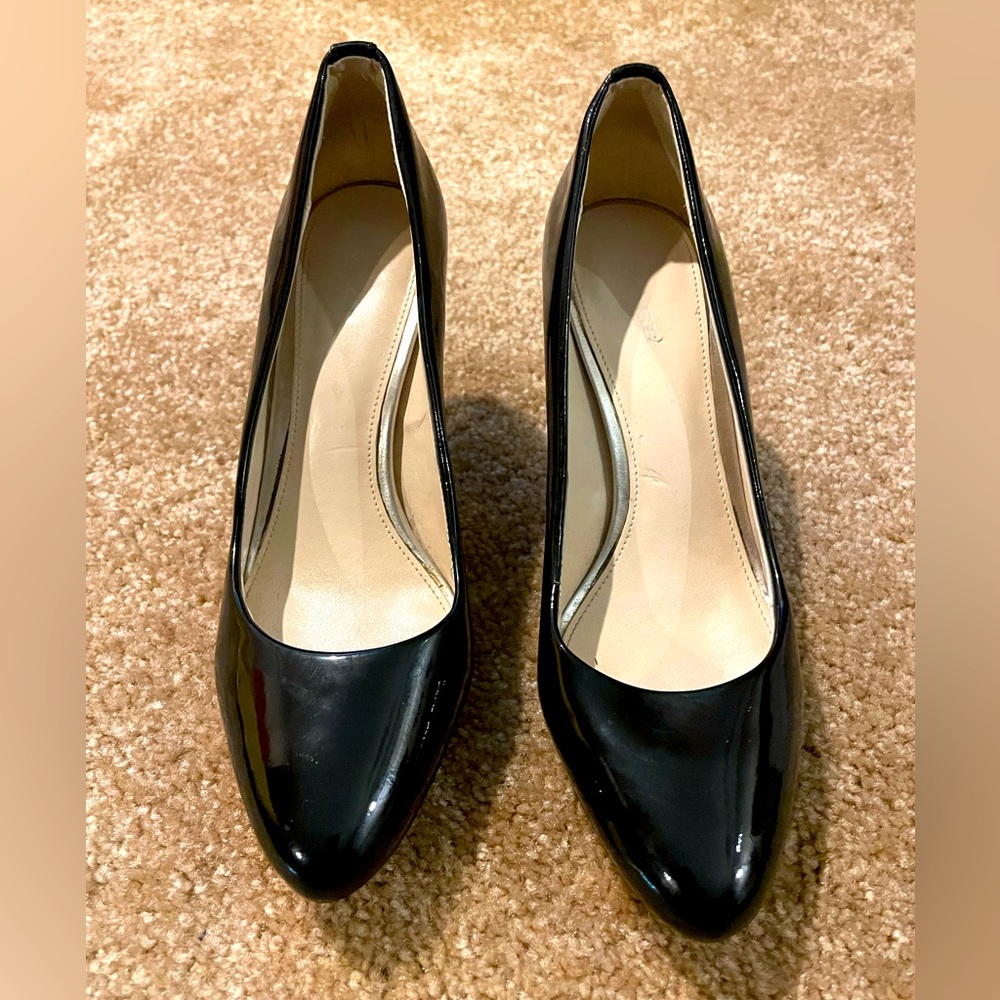 Coach Black Patent Heels Size 7.5